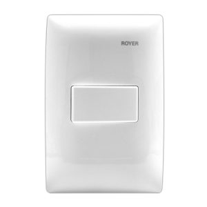 PLACA 1 MÓDULO CON INTERRUPTOR SENCILLO BLANCO | ROYER 100