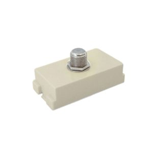 TOMA COAXIAL 75 OHMNS MARFIL | ROYER 100