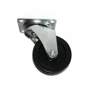 Rueda Negra de 2″ con Base