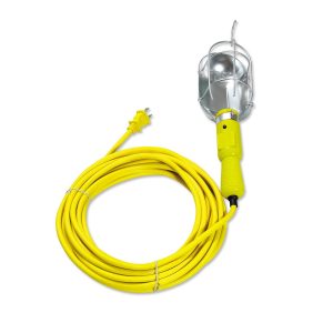 Lámpara de taller con canastilla metálica 15 m Surtek