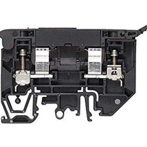 WSI 4/2 1880430000 WEIDMULLER CLEMA PORTAFUSIBLES 4 MM² (22-10 AWG) 250V, 6.3A,  SIN LED COLOR NEGRO