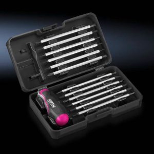 AS 4053.450 RITTAL JUEGO DE DESARMADORES INTERCAMBIABLES REVERSIBLES SIN AISLAMIENTO