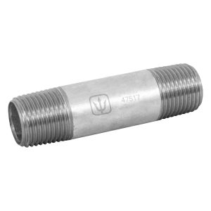 Niple de acero galvanizado 1/2″ x 3″, Foset CG-402