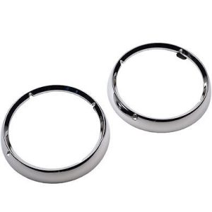 UNA PIEZA  BISEL PARA FARO CROMADOS 72 al 86 CJ5 CJ7