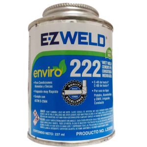 Cemento PVC 237 mL Azul Secado Rapido EZ WELD (Pegamento)