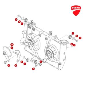 Tapa Radiador DUCATI