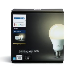 PHILIPS HUE KIT DE INICIO LAMPARA 9.5W SOLO BLANCO A19 E26 + BRIDGE