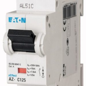 AZ-C125 211809 EATON-MOELLER INTERRUPTOR TERMOMAGNETICO, 125A, 1polo, CURVA C