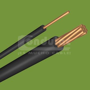 CABLE CON AISLAMIENTO TIPO THW 16 AWG, 90° 600V. COLOR ROJO MCA. CONDULAC
