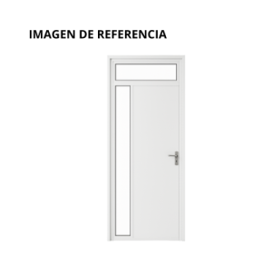 PUERTA ALUMINIO BLANCA 90 X 2.00 SIETE (ABRE HACIA LA IZQUIERDA)