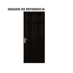 PUERTA ROBLE 70 X 2 (6 TABLEROS) WUENGUE