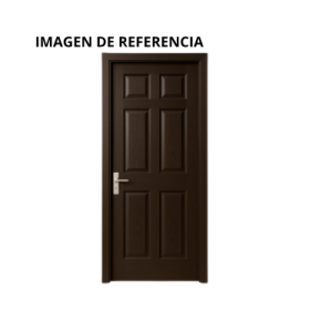 PUERTA ROBLE 90 X 2 (6 TABLEROS) WUENGUE