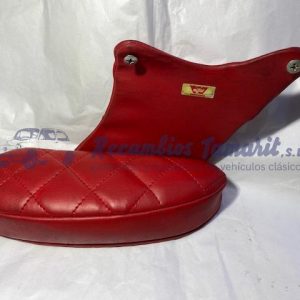 APOYABRAZO SEAT 600 – TAPIZADO ACOLCHADO ROJO – SOLO DERECHO