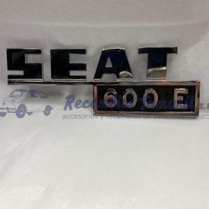 ANAGRAMA TRASERO SEAT 600 E