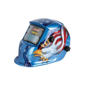Careta electrónica para soldar con águila de EE. UU., sombra 9 a 13, PRETUL (Cod 29011)