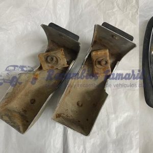 JGO TORRE PARAGOLPE RENAULT 8 2DA SERIE – CROMADO CON GOMA (2 UNIDADES)