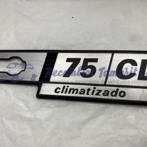 ANAGRAMA LATERAL SEAT RITMO «75CL CLIMATIZADO» IZQUIERDO