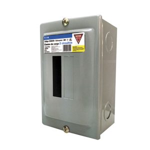 CCR02SN | CENTRO DE CARGA PARA SOBREPONER 2 UNIDADES GRIS 10 3H 50A 240/120V/CA 60HZ NEMAL 1 | ROYER