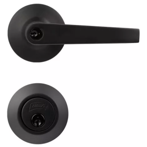 Combo Tampico Manija Tubular Color Negro (doble cilindro) PHILLIPS