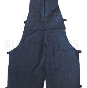 Mandil de mezclilla tipo chaparrera