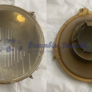 OPTICA CON CRISTAL CONCAVO – RENAULT 4L – CIBIE 15 CM – NUEVA CON CARCASA SANEADA
