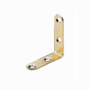 Escuadra 2 1/2″ Canto Redondo Zinzado Amarillo