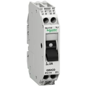 GB2CD09; Disyuntor TeSys para circuitos de comando – GB2-CD – 4 A – 1 pólo+N – 1d. Schneider Electric