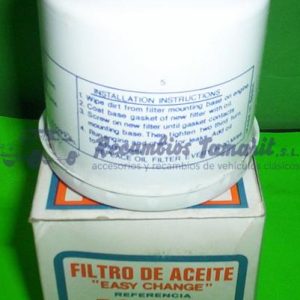 CARTUCHO FILTRO ACEITE SEAT 600 D/E CON ROSCA ORIGINAL