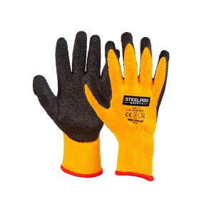Guantes de Látex de Seguridad Corrugado Multiflex Steelpro
