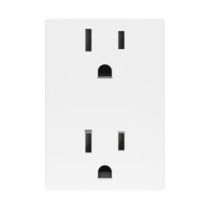 CONTACTO DUPLEX 3 MODULOS BLANCO CON PROTECCIÓN INFANTIL UNNO