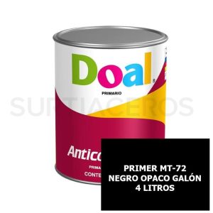 Pintura MT-72 negro opaco galón Doal