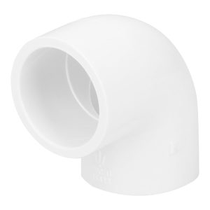 Codo PVC 90° 1/2″ blanco