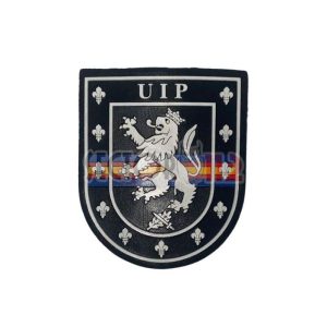 Parche Brazo Emblema UIP Blanco Línea Azul Bandera