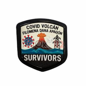 Parche SURVIVORS Covid Volcán Filomena Dana Apagón