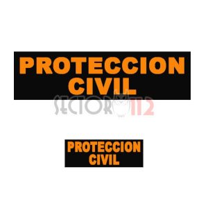 Parches GRIS REFLECTANTE para PROTECCIÓN CIVIL