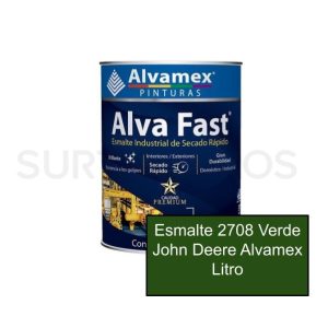Esmalte  2708 Verde John Deere  Alvamex Litro