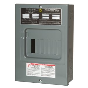 Centro de carga de 8 polos. 100 A. Monofásico. Sobreponer