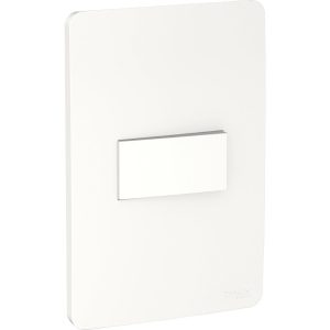 Interruptor sencillo con placa 10A 127 Vca. Blanco