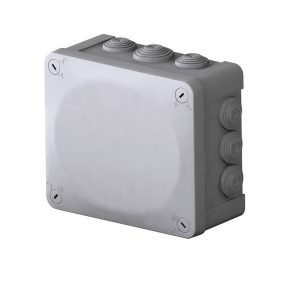 CAJA ESTANCAS IP 55 175 X 150 X 80 CON CONOS Y TAPA CON TORNILLOS | ROYER
