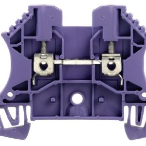 1037700000 WDU 2.5 PA/VI  Clema de paso COLOR MORADO 26-12 AWG Weidmuller