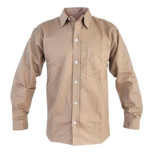 Camisa de Trabajo en Drill para Obrero en Verde, Azul y Beige