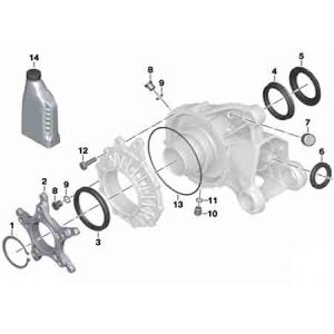 Cubierta Trasmisión Bmw R1200Gs K50/K51/R1250Gs/Adv