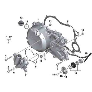 Juego De Retenedores Bomba de Agua BMW G310Gs / G310R