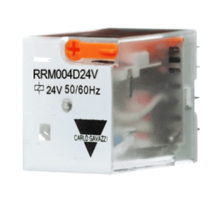 RRM004D24V CARLO GAVAZZI RELEVADOR INDUSTRIAL 14 PINES, 4PDT, 24VDC