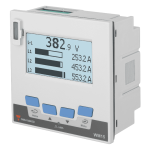 WM1596AV53XOXX CARLO GAVAZZI ANALIZADOR DE POTENCIA TRIFÁSICO, PARA SISTEMAS HASTA 415V L-L