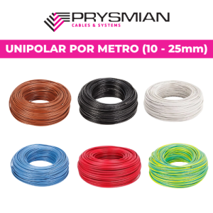 CABLE UNIPOLAR POR METRO (10 a 25mm) – PRYSMIAN