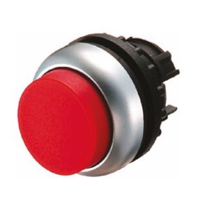 M22-DRLH-R Pulsador Saliente con Retención Iluminado 216789