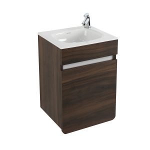 MUEBLE ALUVIA ELEVADO HABANO 45 X 45 (INCLUYE LAVAMANOS)