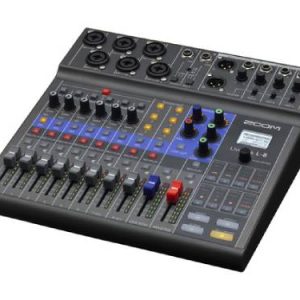 Mezclador de podcast Zoom LiveTrack L-8
