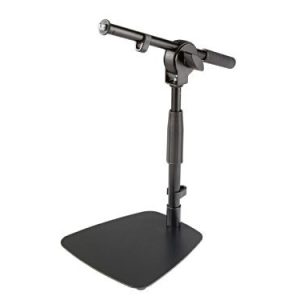 Pie de escritorio para micrófono K&M jirafa